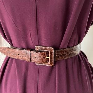 Vintage Limited London Paris New York  Leather Belt